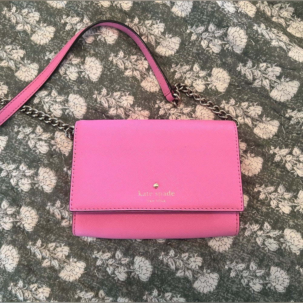 Kate Spade bubblegum pink crossbody